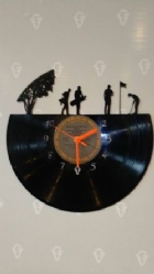 Golf Vinyl Record Clock