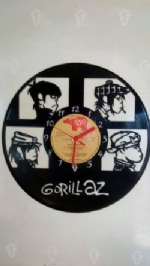 Gorillaz Vinyl Record Clock