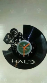 Halo Vinyl Record Clock