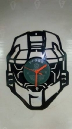 Halo Helmet Vinyl Record Clock