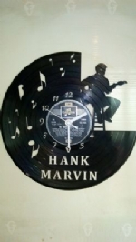 Hank Marvin Vinyl Record Clock