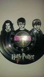 Harry Potter Vinyl Record Clock