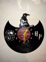 Harry Potter Sorting Hat Vinyl Record Clock