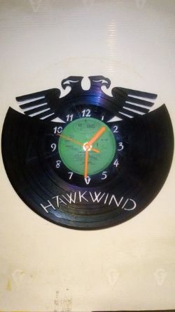 Hawkwind Vinyl Record Clock
