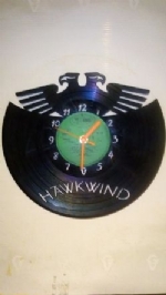 Hawkwind Vinyl Record Clock
