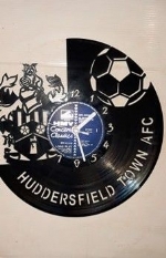 Huddersfield Town A.F.C. Themed Vinyl Record Clock