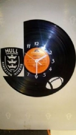 Hull Rangers Rugby Club Vinyl Record Clock