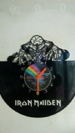 Iron Maiden Vinyl Record Clock