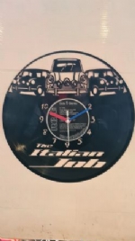 Italian Job Vinyl Record Clock