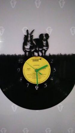 Jacob Sheep Vinyl Record Clock