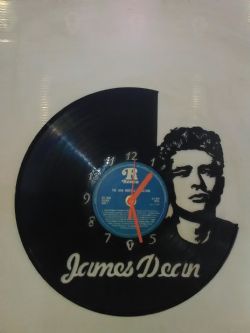 James Dean Vinyl Record Clock