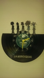 Jamiroquai Vinyl Record Clock