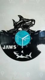 Jaws Vinyl Record Clock