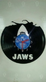 Jaws Film Themed Vinyl Record Clock