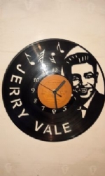 Jerry Vale Vinyl Record Clock