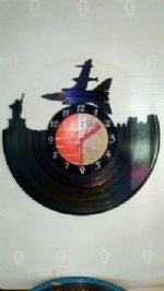 Tornado Jet vinyl Record Clock
