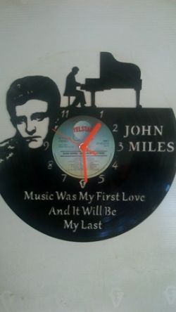 John Miles Vinyl Record Clock