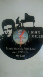 John Miles Vinyl Record Clock
