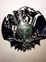 Joker Over Batman Themed Vinyl Record Clock
