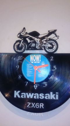 Kawasaki ZX6R Ninja Record Clock
