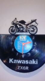 Kawasaki ZX6R Ninja Record Clock