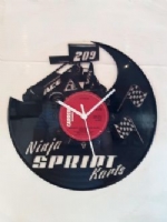 Kids Racing Ninja Sprint Kart Themed Record Clock