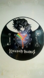 Kingdom Hearts Vinyl Record Clock
