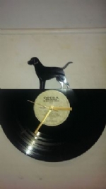 Labrador Dog Vinyl Record Clock