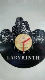 Labyrinth Vinyl Record Clock