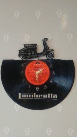 Lambretta Scooter Record Clock