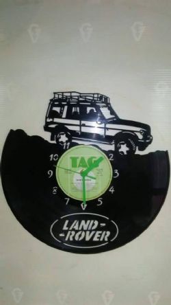 Land Rover Vinyl Record Clock