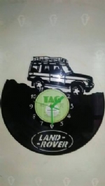 Land Rover Vinyl Record Clock