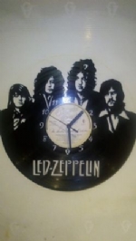 Led Zeppelin Group Themed Vinyl Record Clock