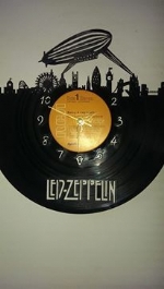 Led Zeppelin Vinyl Record Clock