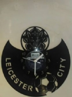 Leicester City Fc Football Themed Vinyl Record Clock
