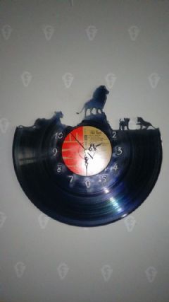 Lions Pride Vinyl Record Clock