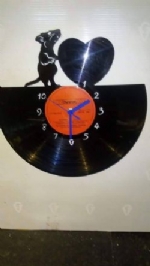 Love Mouse Vinyl Record Clock