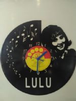 Lulu Vinyl Record Clock
