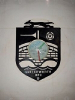 Lutterworth RFC Themed Vinyl Record Clock