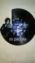 M People Vinyl Record Clock