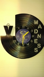 Madness Vinyl Record Clock