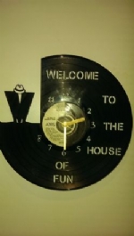 Madness Fun Themed Vinyl Record Clock