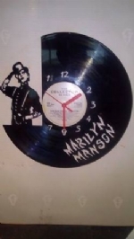 Marilyn Manson Vinyl Record Clock