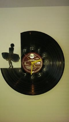 Marylin Monroe Standing Vinyl Record Clock