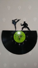 Martial Arts Vinyl Record Clock