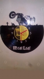 Meat Loaf Vinyl Record Clock