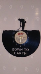 Metal Detecting Vinyl Record Clock