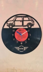 Mini Classic Themed Record Clock
