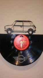 Mini Old Type Vinyl Record Clock