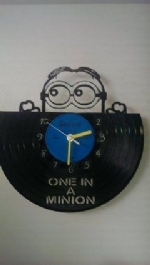 Cartoon and Superheroes Themed Vinyl Record Clocks